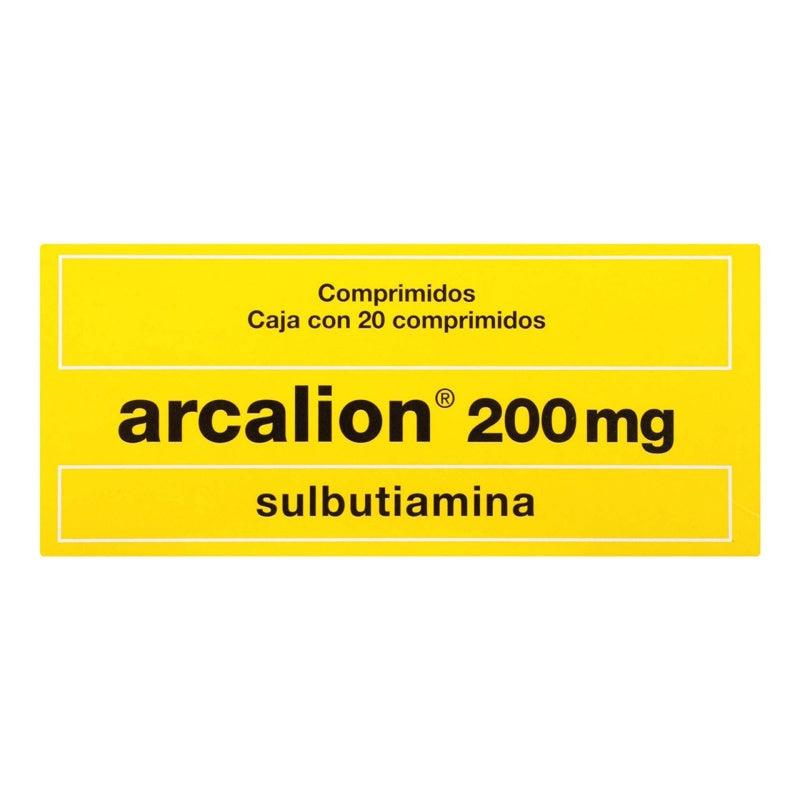 Arcalion 200 Mg Con 20 Tabletas Recub