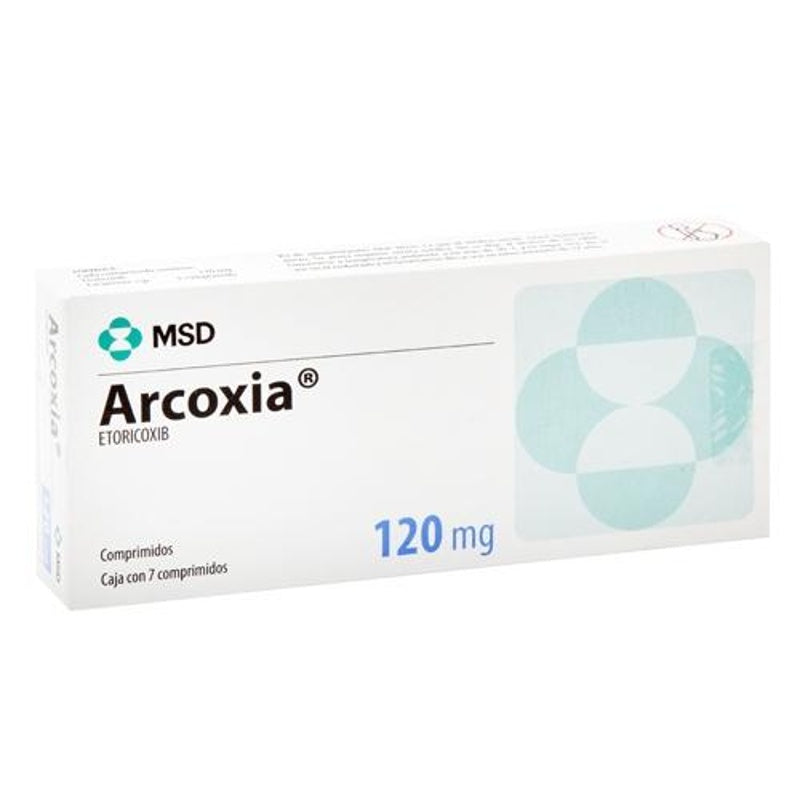 Arcoxia 120 Mg Con 7 Comprimidos