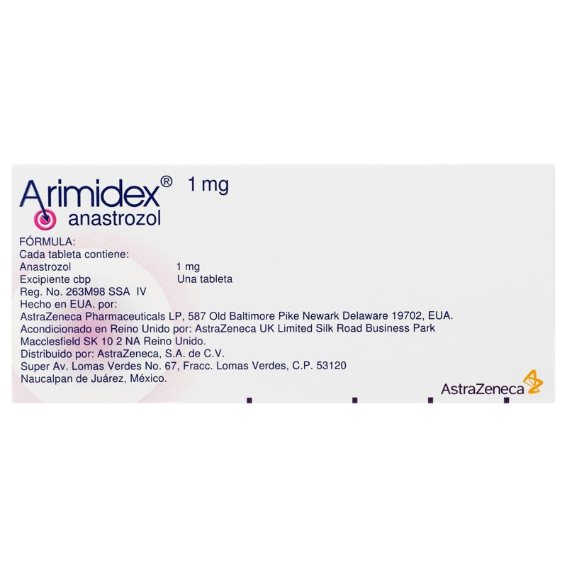 Arimidex 1 Mg Con 28 Comprimidos 7501324403711 perfil 4