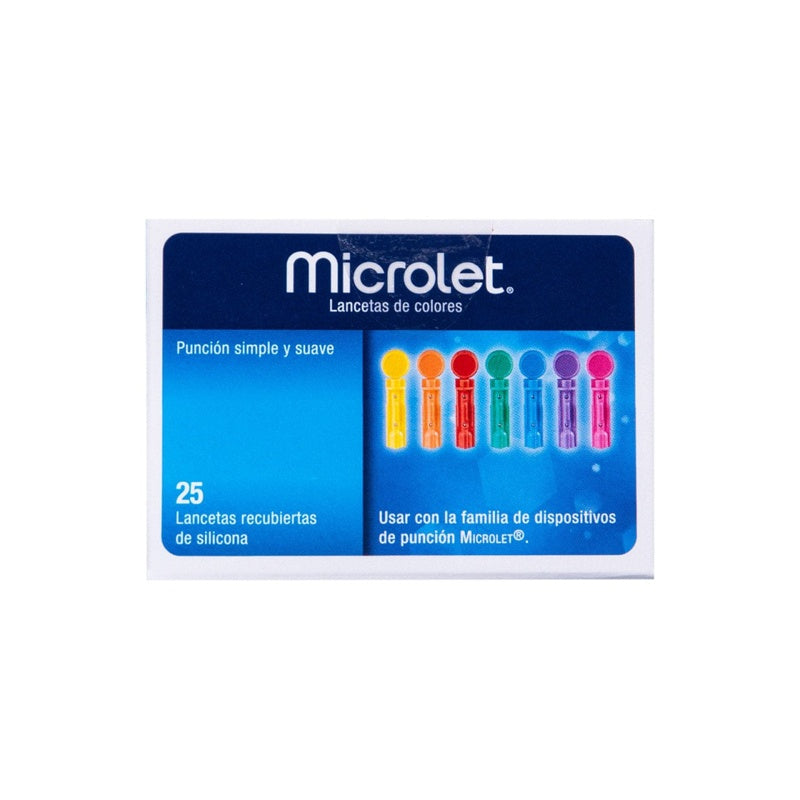 Ascensia Microlet Lancetas Con 25