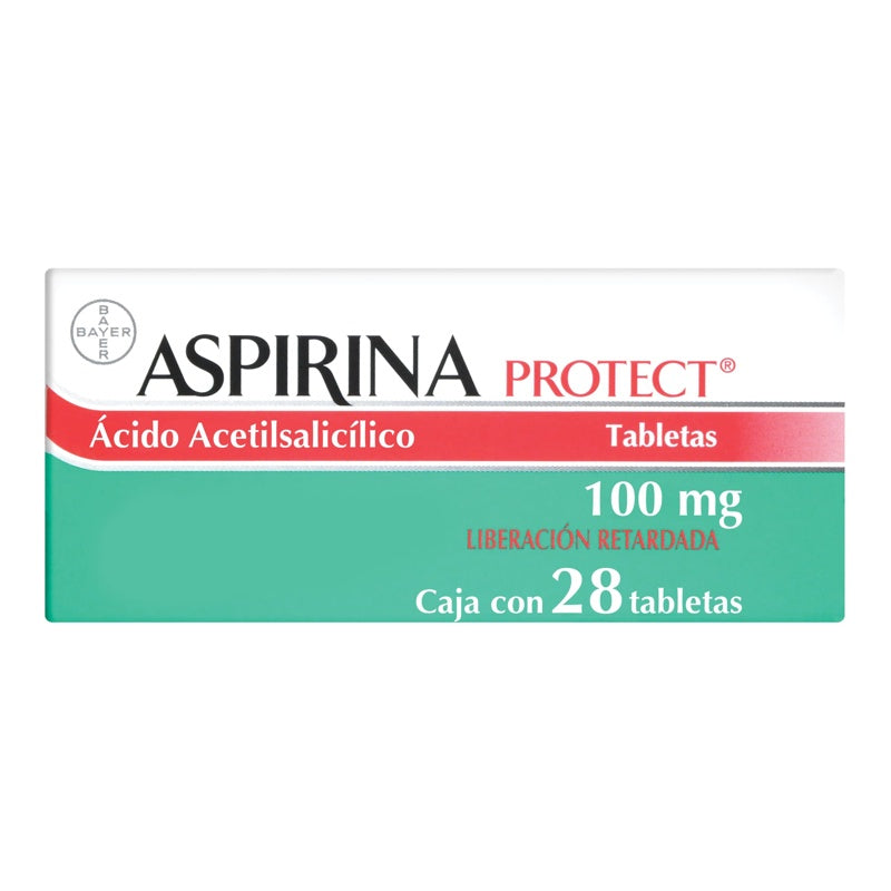 Aspirina Protec 100 Mg Con 28 Tabletas