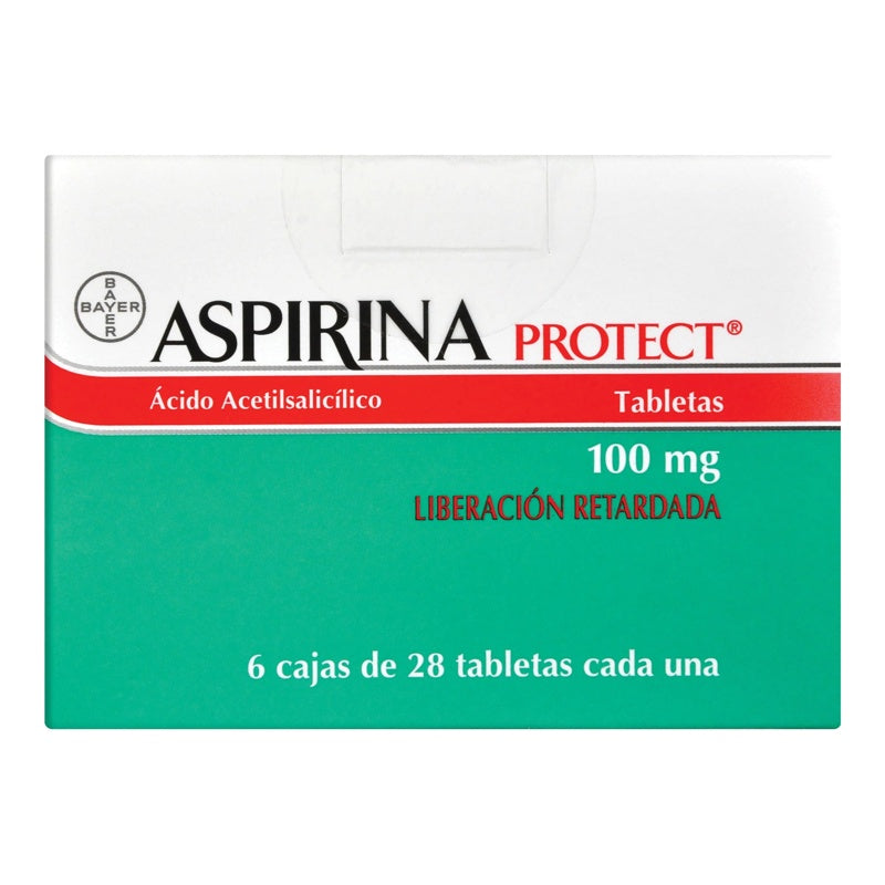 Aspirina Protec 100 Mg Con 28X6 Tabletas
