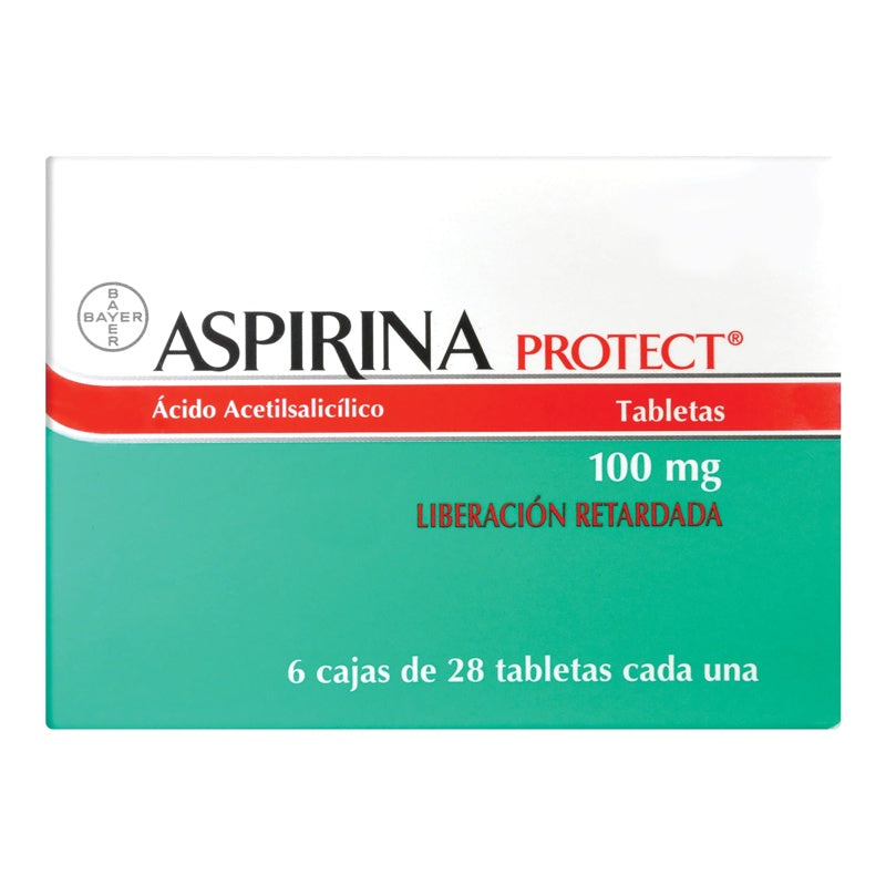 Aspirina Protec 100 Mg Con 28X6 Tabletas