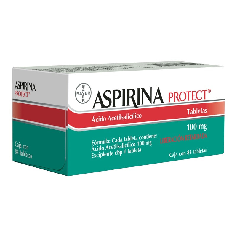 Aspirina Protec 100 Mg Con 84 Tabletas