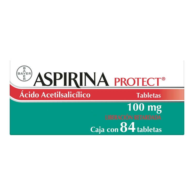 Aspirina Protec 100 Mg Con 84 Tabletas