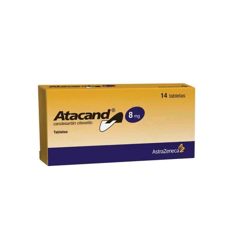 Atacand 8 Mg Con 14 Tabletas