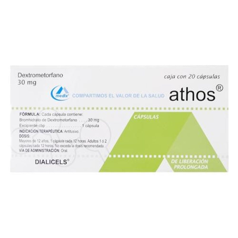 Athos 30 Mg Con 20 Capsulas