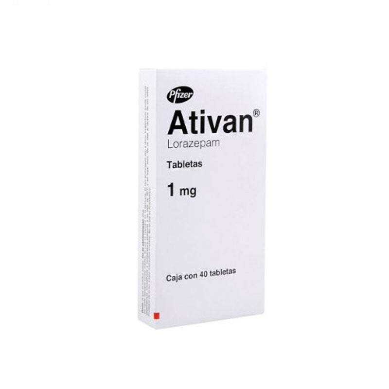 Ativan 1 Mg Con 40 Tabletas