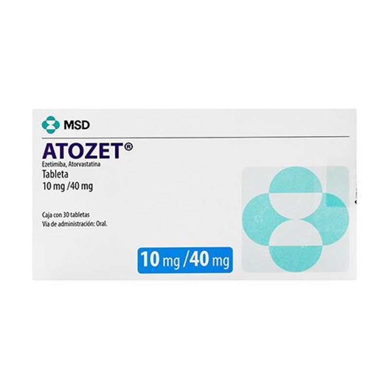 Atozet 10 / 40 Mg Con 30 Tabletas