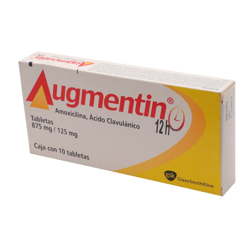 Augmentin 12H 875 / 125 Mg Con 10 Tabletas 7501064550751 perfil 3