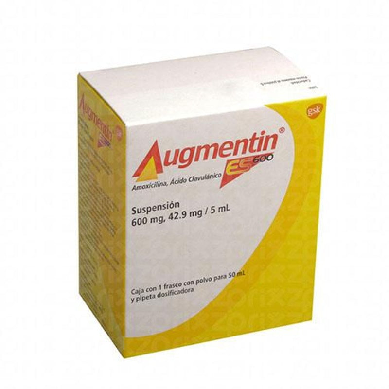 Augmentin Es 600 / 42.9 Mg / 5 Ml 50 Ml Suspensión