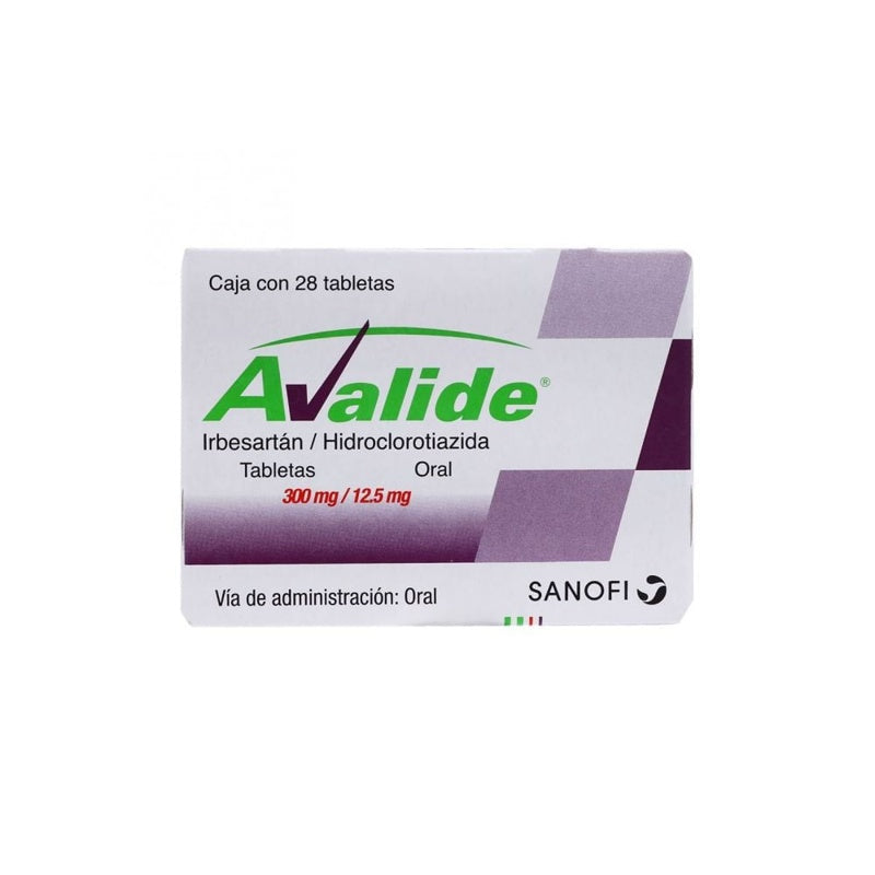 Avalide 300 / 12.5 Mg Con 28 Tabletas