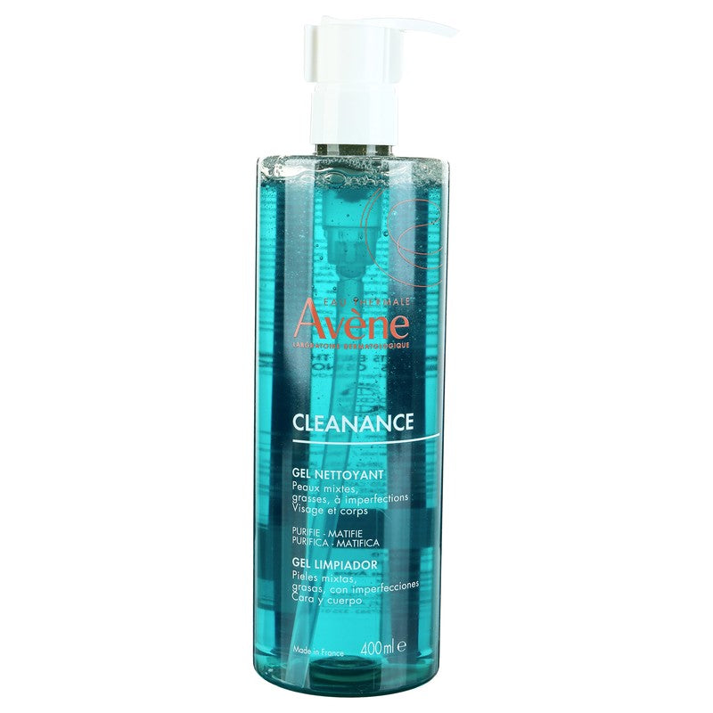 Avene Cleanance Piel Grasa 400 Ml Gel Limpiador 3282770207774