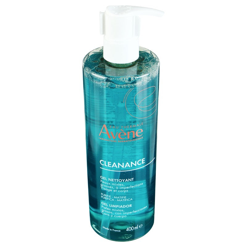Avene Cleanance Piel Grasa 400 Ml Gel Limpiador 3282770207774 3