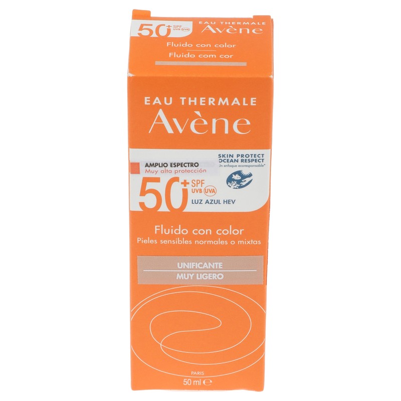 Avene Fluido Fps 50 Piel Sensibles Mixtas 50 Ml 3282770149111 3