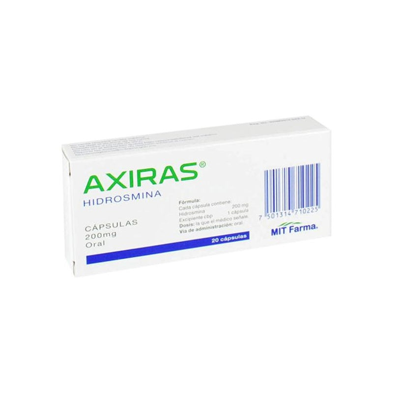 Axiras 200 Mg Con 20 Capsulas