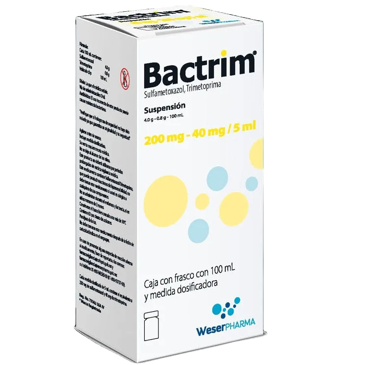 Bactrim 200 / 40 Mg / 5 Ml 100 Ml Suspensión