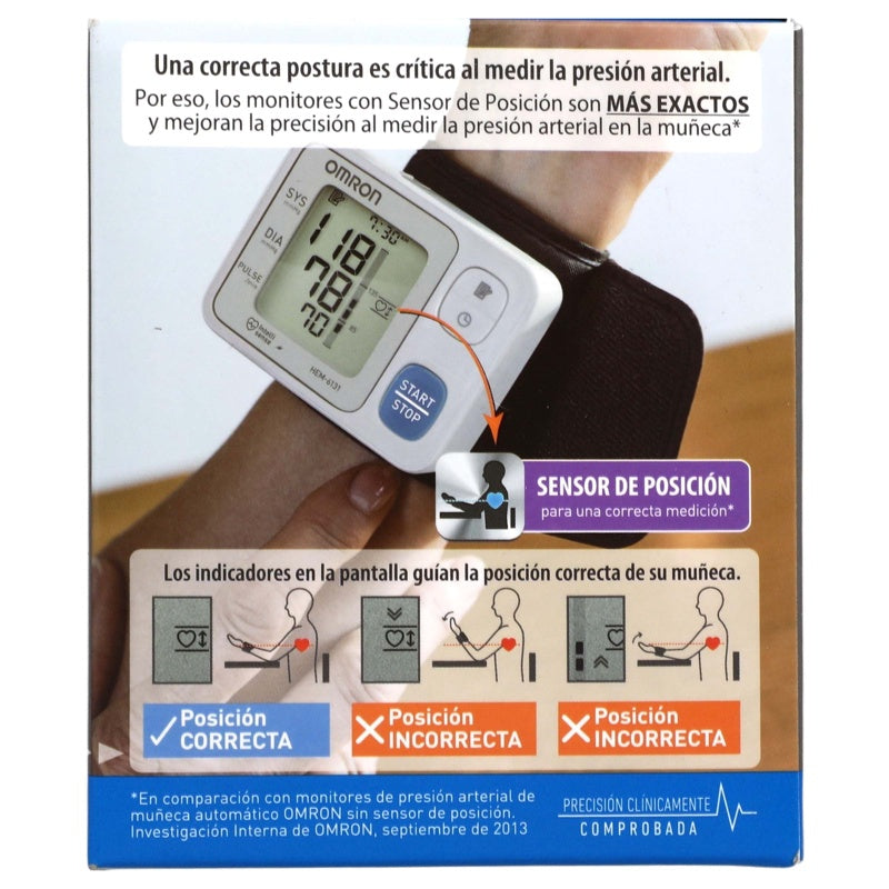 Baumanometro Dig Omron Muñeca Hem6131