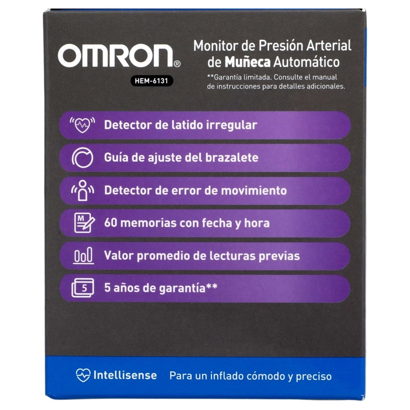 Baumanometro Dig Omron Muñeca Hem6131