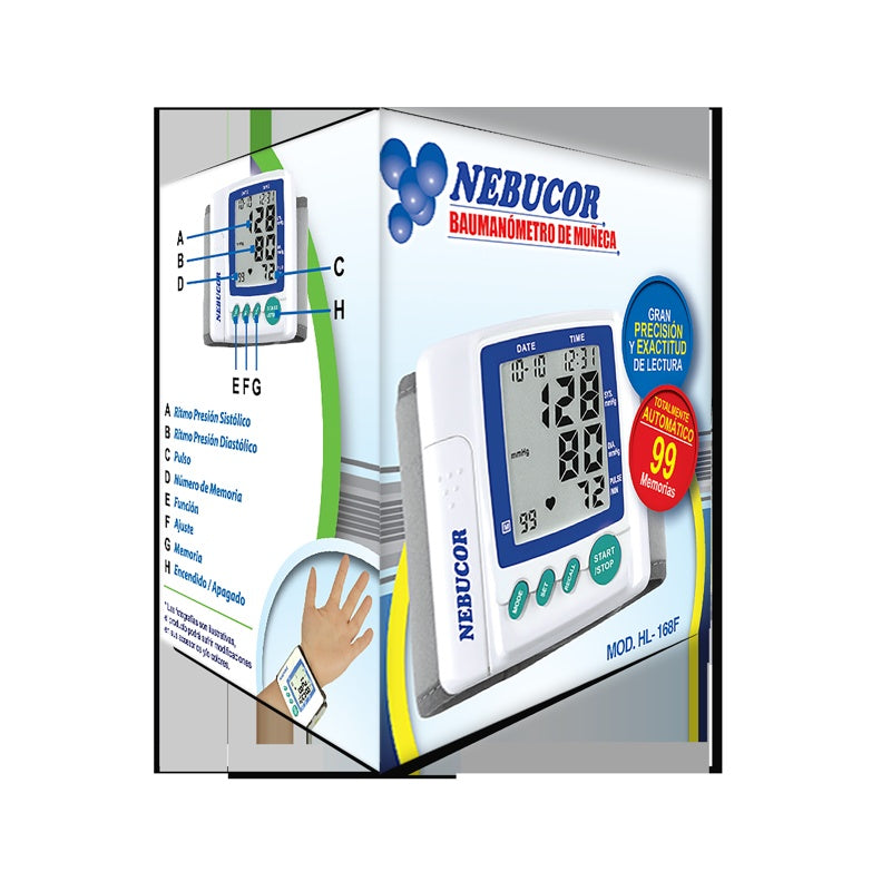 Baumanometro Nebucor Auto Muneca