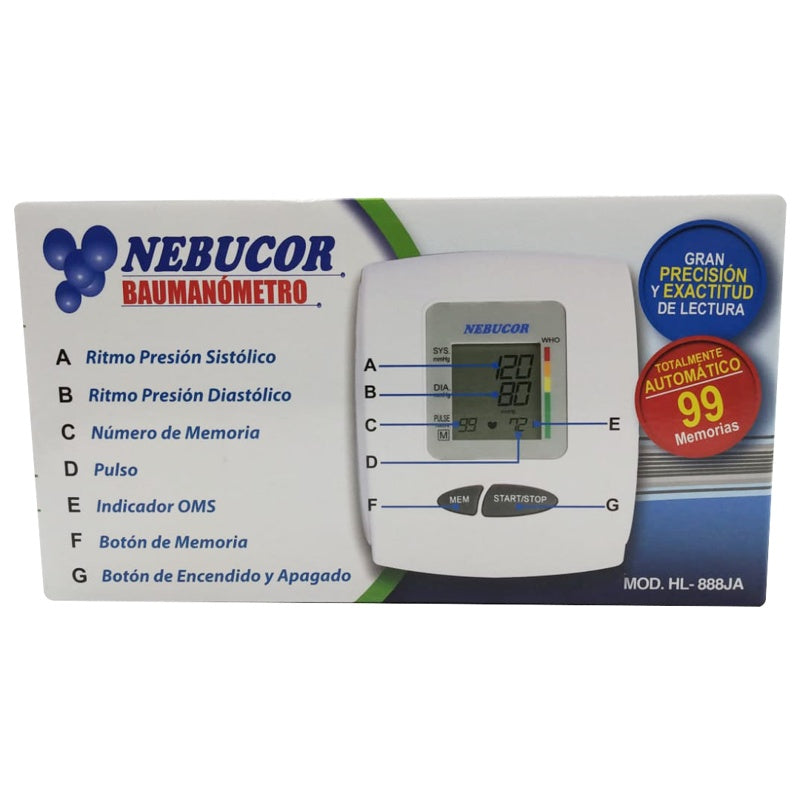 Baumanometro Nebucor Autom Brazo 7503012700010