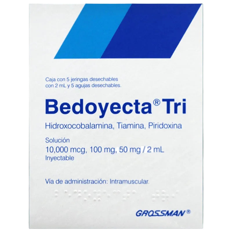 Bedoyecta Tri 2 Ml 5 Ampulas Im 7501123013302