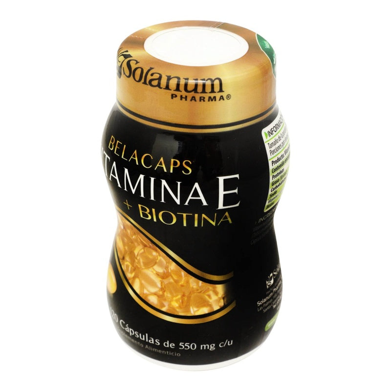 Belacaps Vitamina E Biotina 120 Capsulas Suplemento Alimenticio 7503006545856 perfil 3