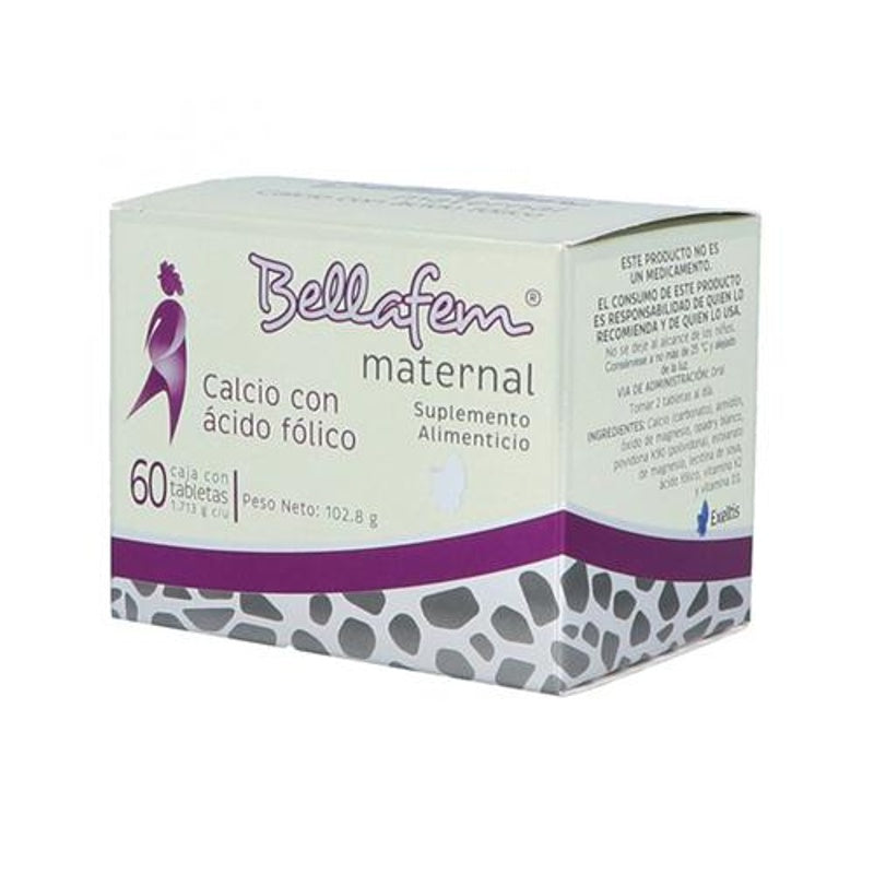 Bellafem Maternal 60 Tabletas Suplemento Alimenticio