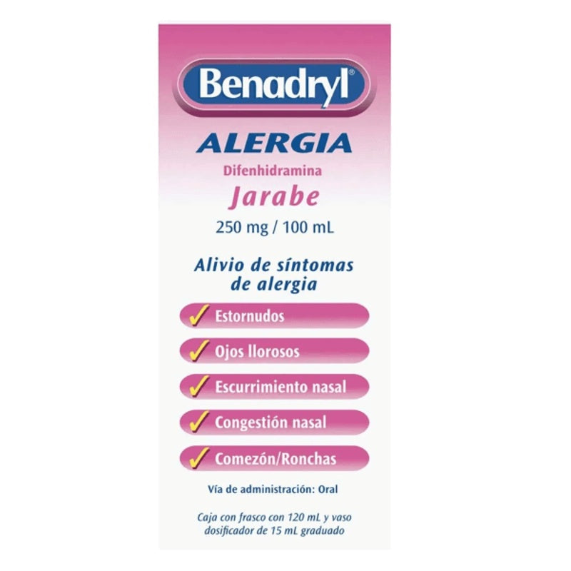 Benadryl 12.5 Mg / 5 Ml 120 Ml Jarabe