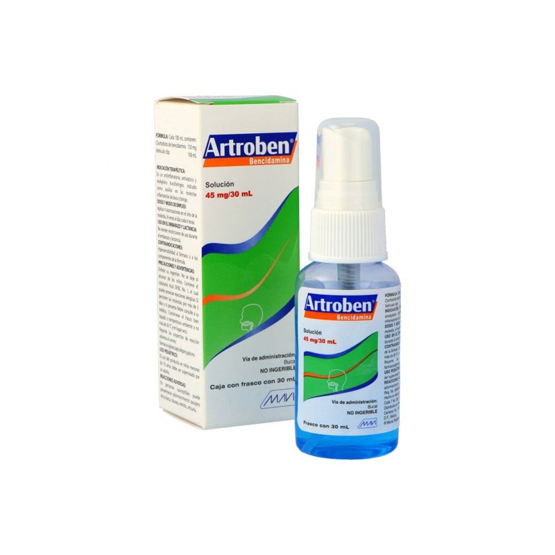 Bencidamina 2 Mg / Ml 30 Ml Spray Artroben