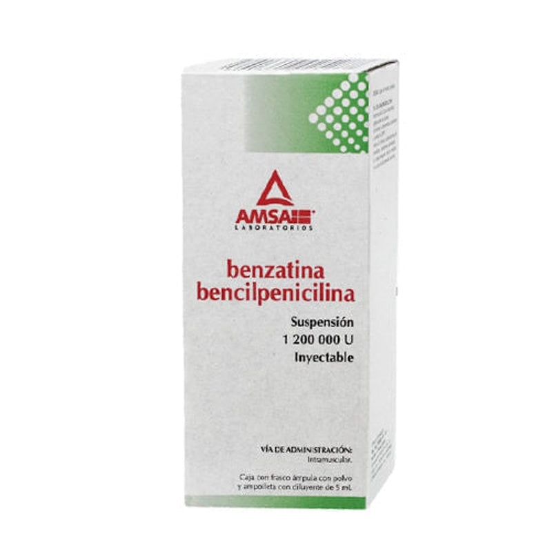 Bencilpenicilina Benzatina 1200000Ui / 5 Ml 5 Ml Frasco ímpula Amsa