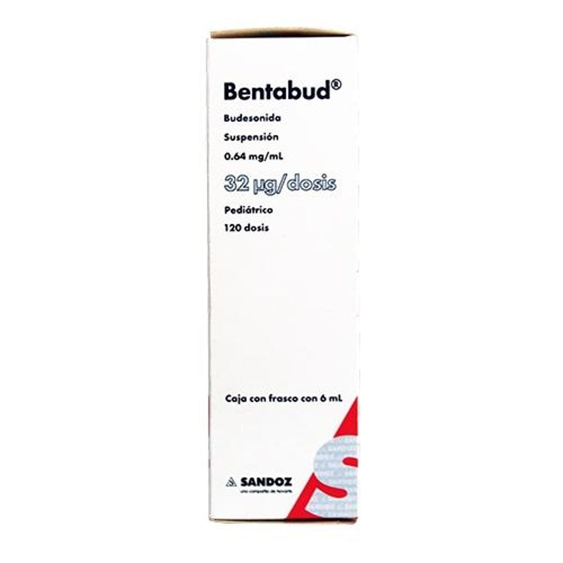 Bentabud Pediátrico 0.64 Mg / Ml 32Mcg / Dosis 120 Dosis Spray Nas