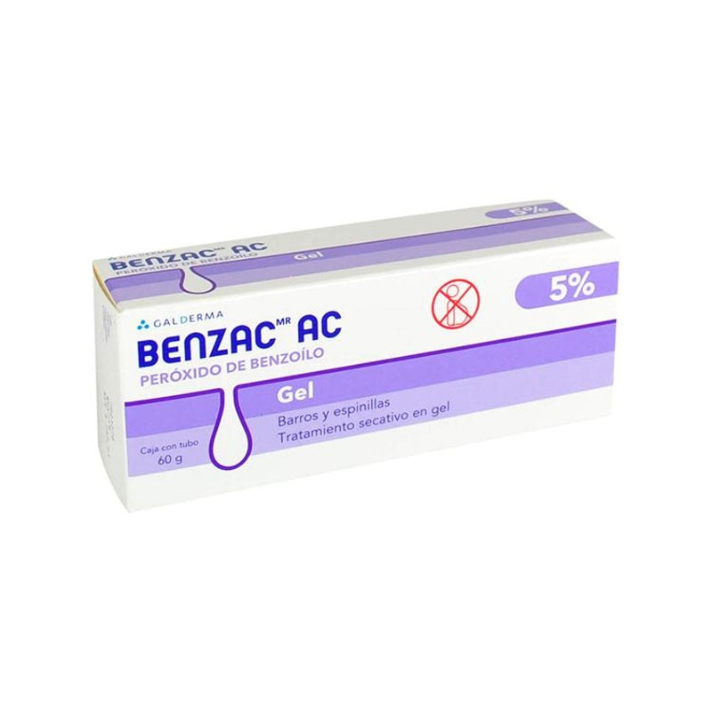 Benzac Aceite 5% 60 Gr Gel Tópica
