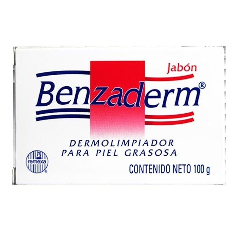 Benzaderm Piel Grasosa 100 Gr Jabon