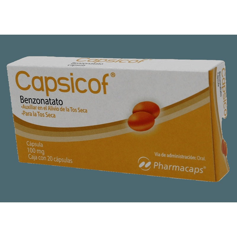 Benzonatato 100 Mg 20 Perlas Capsicof