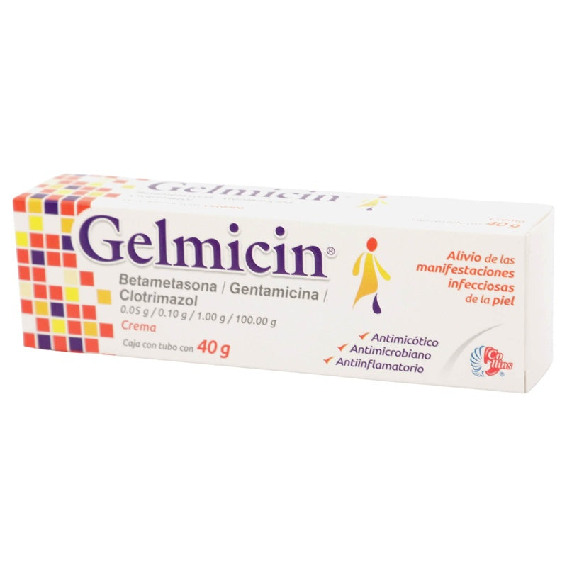 Betametasona / Clotrimazol / Gentamicina 40 Gr Crema Tópica Gelmicin 780083148966 perfil 4