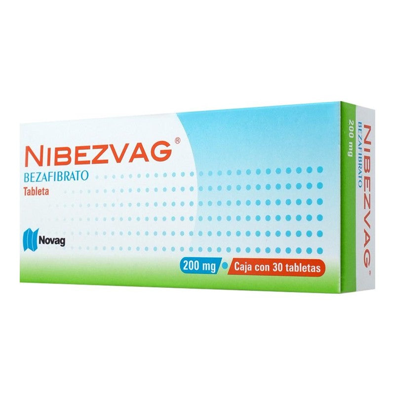 Bezafibrato 200 Mg Con 20 Tabletas Fibroxol 7502209858121