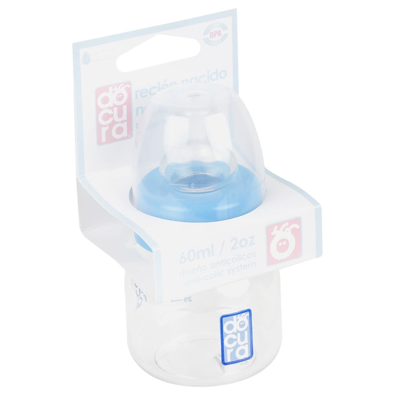 Biberón Docura Azul Rec Nacido 2 Oz perfil 2
