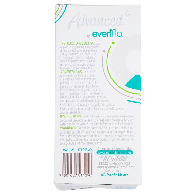 Biberón Evenflo Advanced Bold 5 Oz 7501027511256 perfil 5