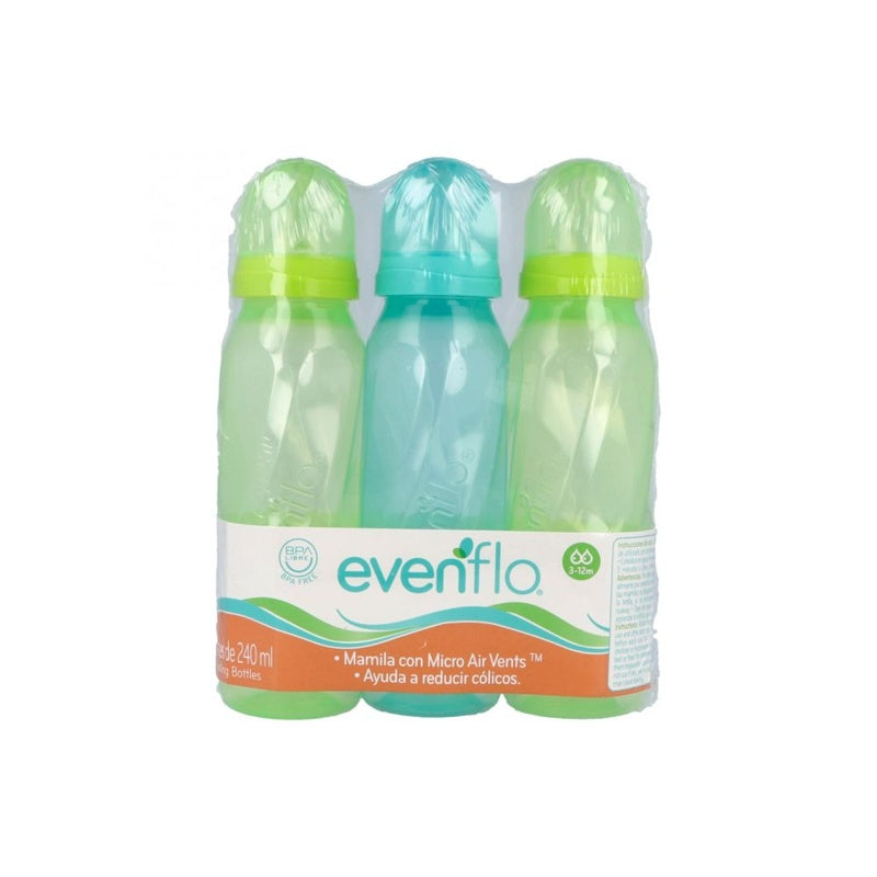 Biberón Evenflo Classic Hexagonal 8 Oz