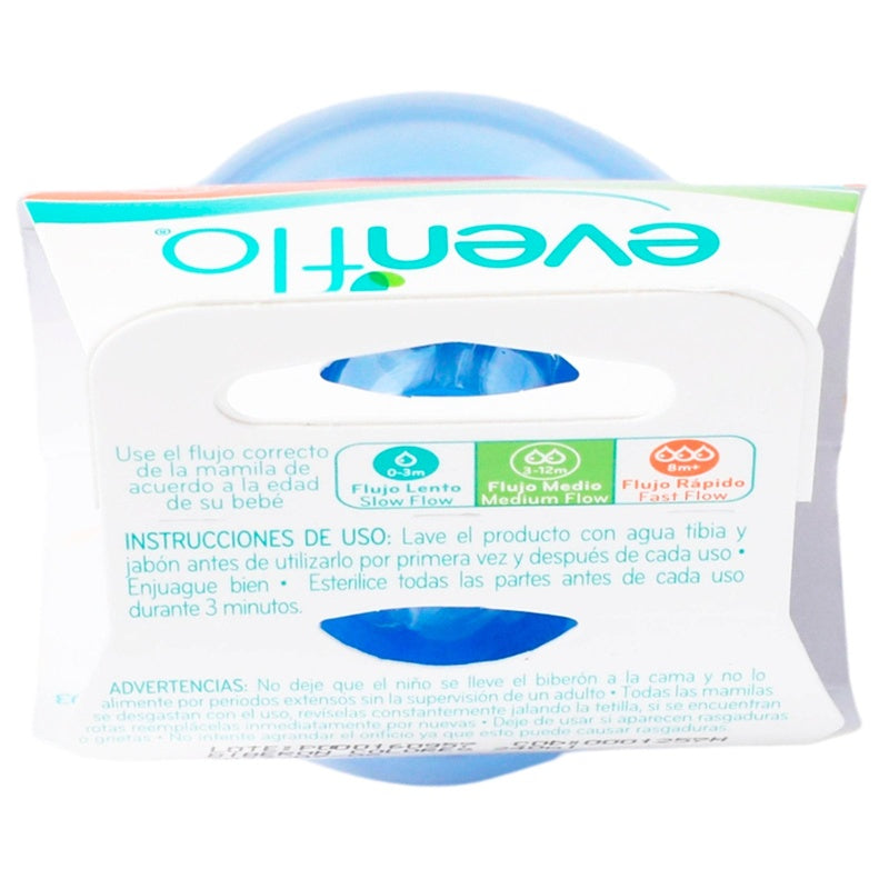 Biberón Evenflo Colores 8 Oz 7501027512574 perfil 6