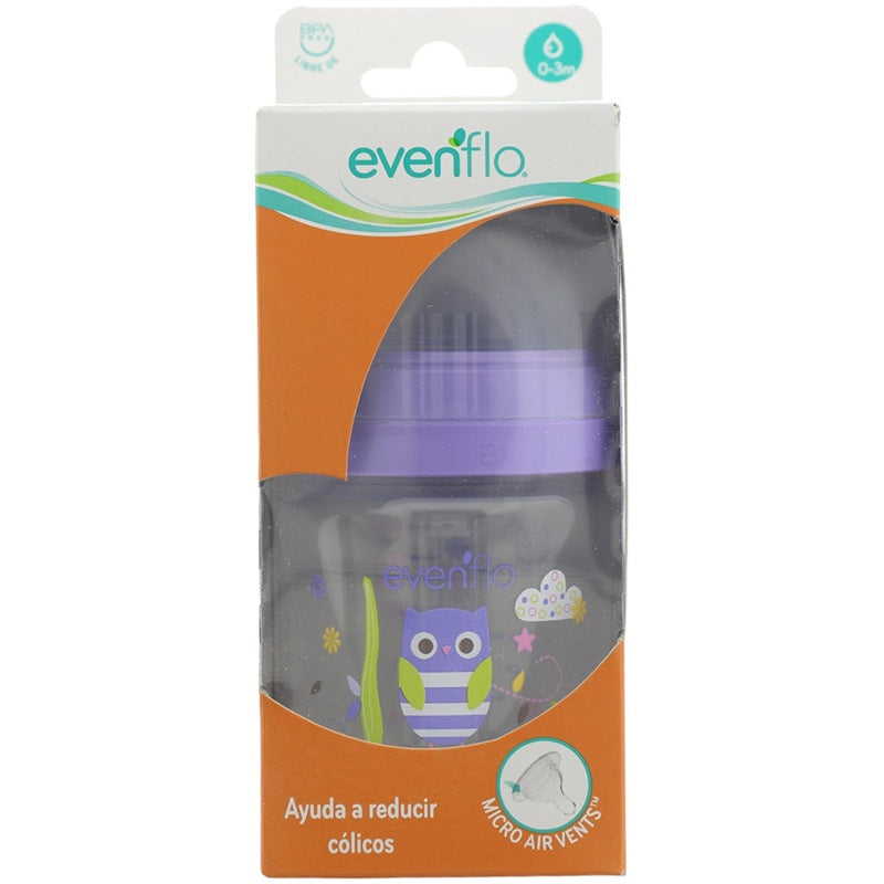 Biberón Evenflo Cuello Ancho Decorativo 5 Oz 7501027513090