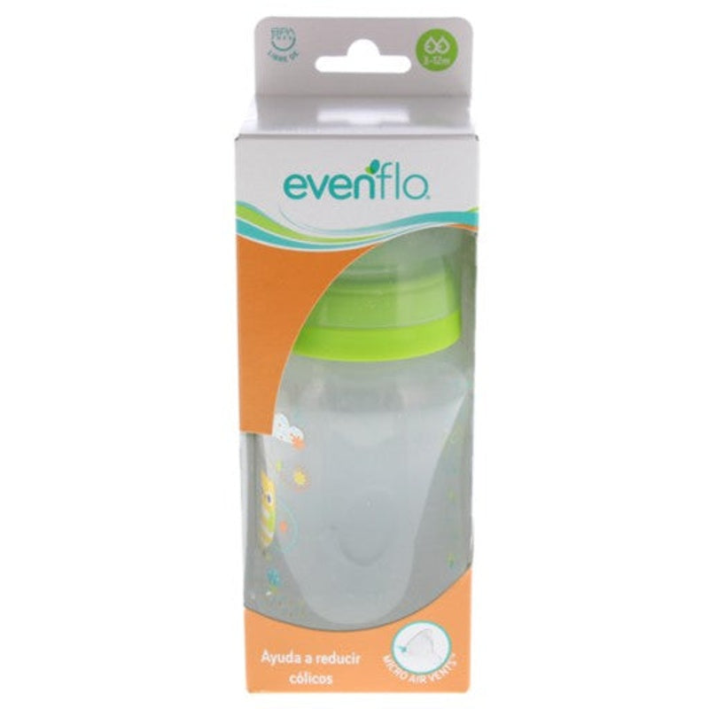 Biberón Evenflo Cuello Ancho Decorativo 9 Oz perfil 4