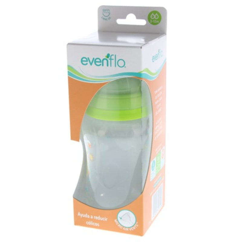 Biberón Evenflo Cuello Ancho Decorativo 9 Oz perfil 6