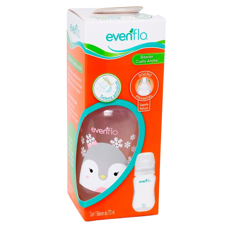 Biberón Evenflo Cuello Ancho Decorativo 9 Oz perfil 7