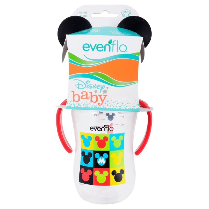 Biberón Evenflo Disney Cuello Ancho 3 En 1