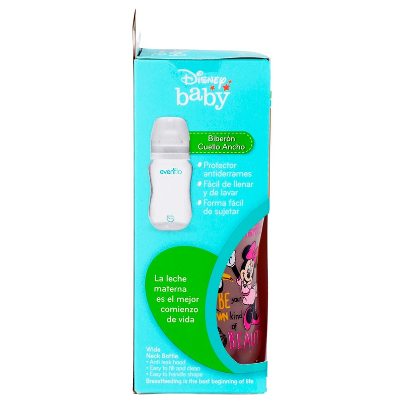 Biberón Evenflo Disney Cuello Ancho 9 Oz perfil 15