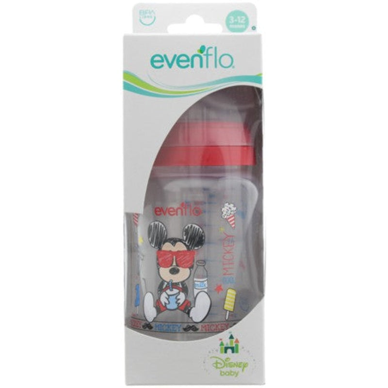 Biberón Evenflo Disney Cuello Ancho 9 Oz