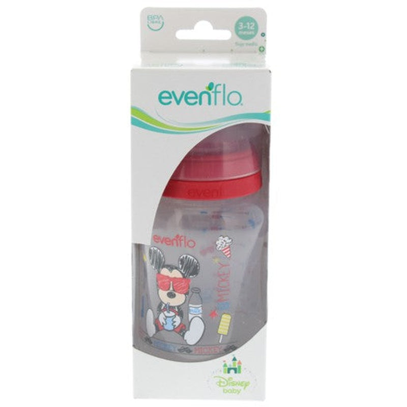Biberón Evenflo Disney Cuello Ancho 9 Oz perfil 6