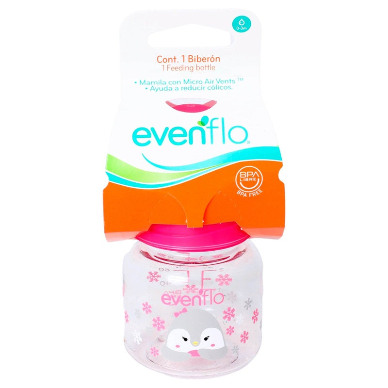 Biberón Evenflo Zoo 2 Onz 7501027512758 perfil 3